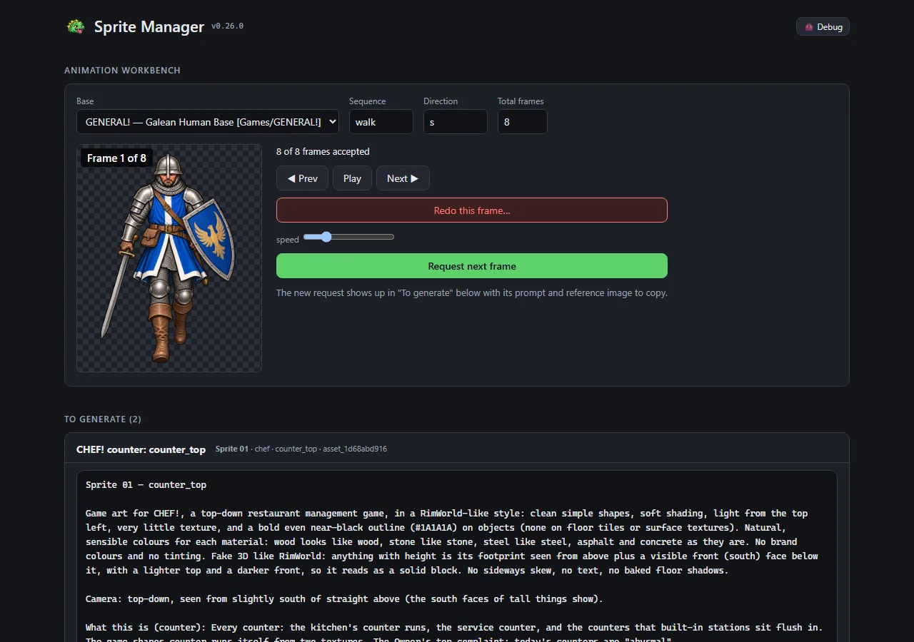 The gallery joins the studio look (v0.27.0), screenshot