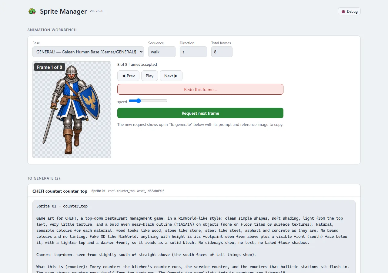 The gallery joins the studio look (v0.27.0), screenshot