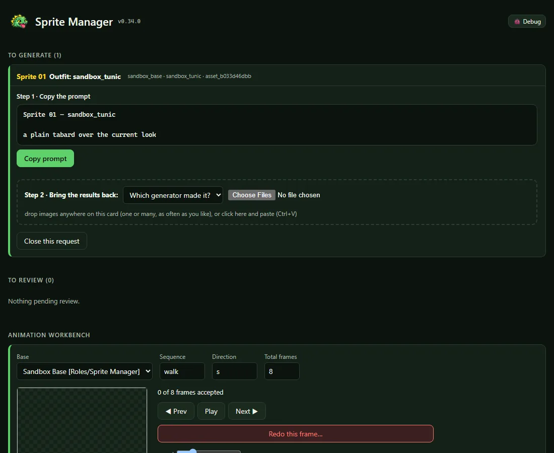 Uploading a batch stopped fighting back (v0.29.1–v0.30.7), screenshot