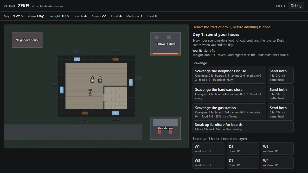 Pilot v0.15.0: send both of you on a trip, screenshot